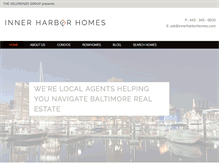 Tablet Screenshot of innerharborhomes.com